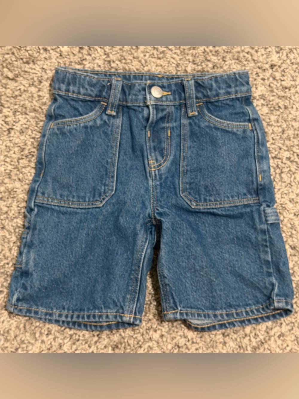 Old Navy Blue Denim Cargo Shorts for Kids